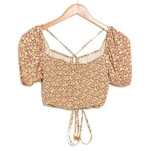 Maaji Radiant Natural Meadow Autumn Crop Top Size: S NWT